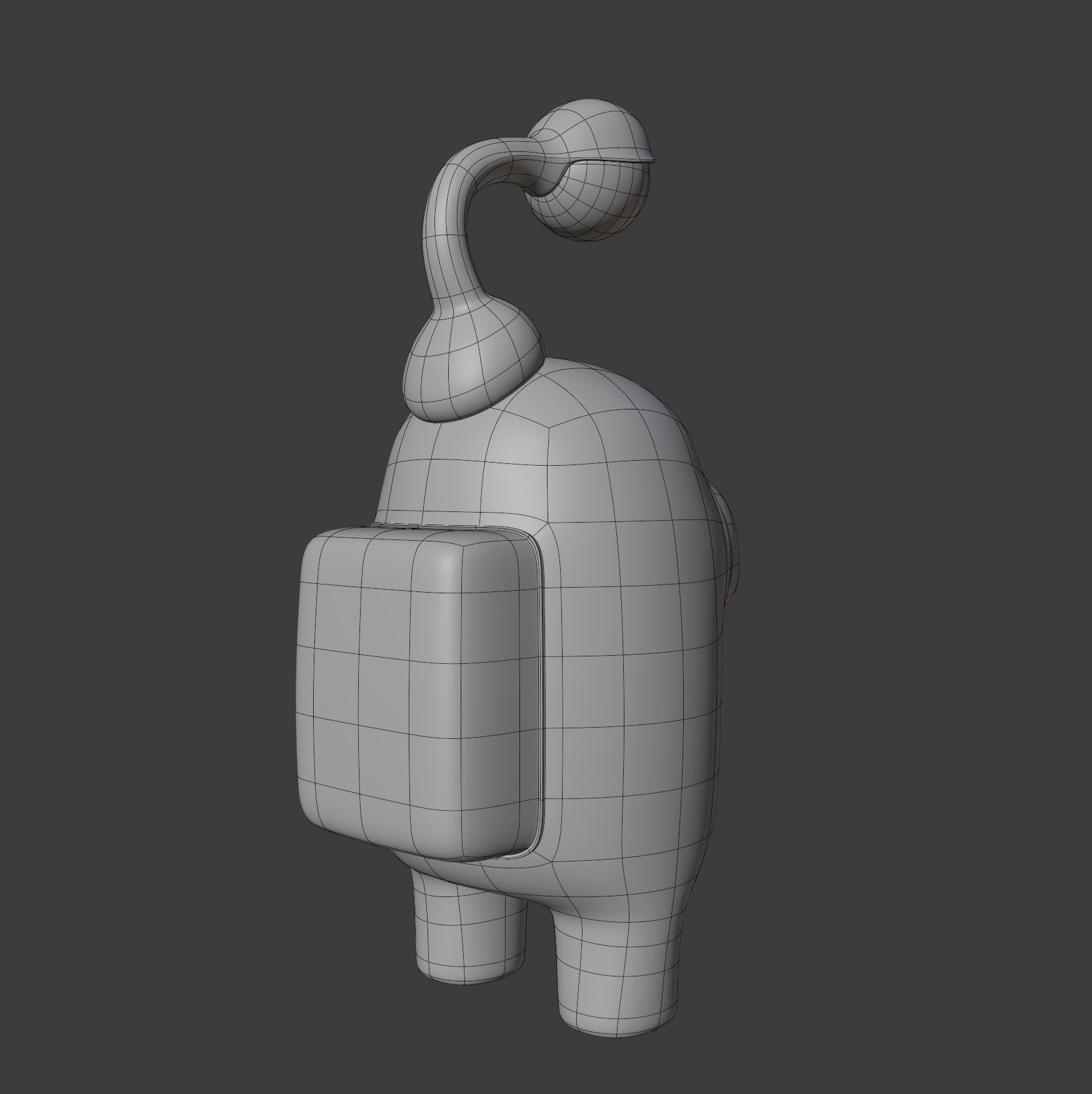 Among Us Eyeball Lamp Character 3D model_14