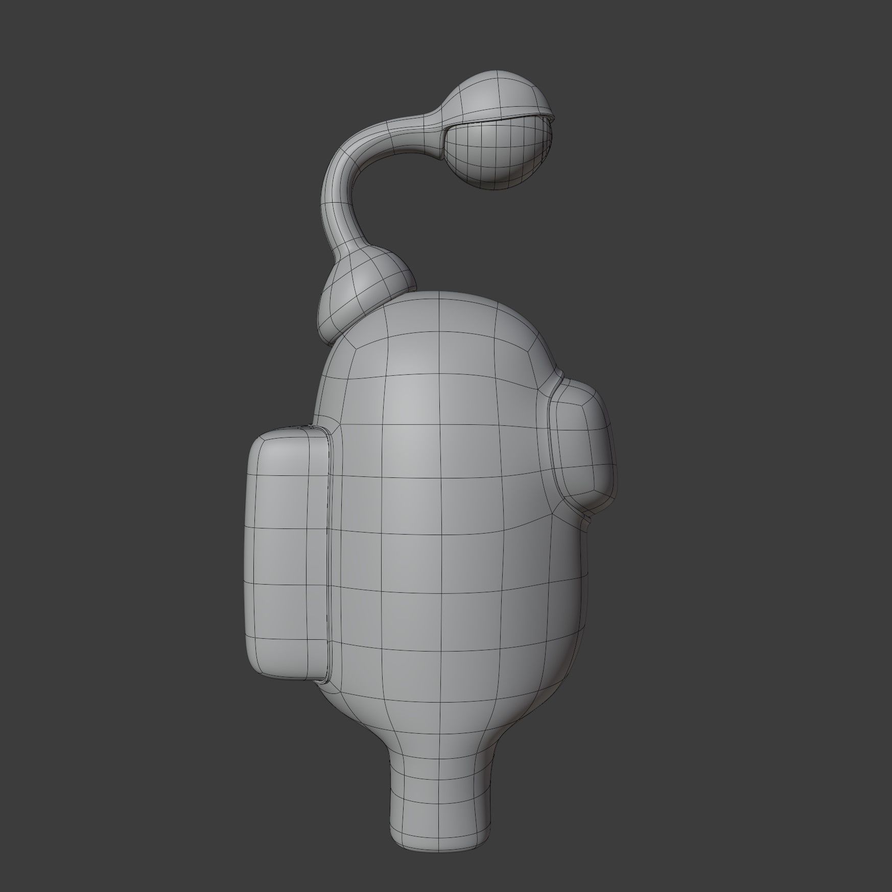 Among Us Eyeball Lamp Character 3D model_15