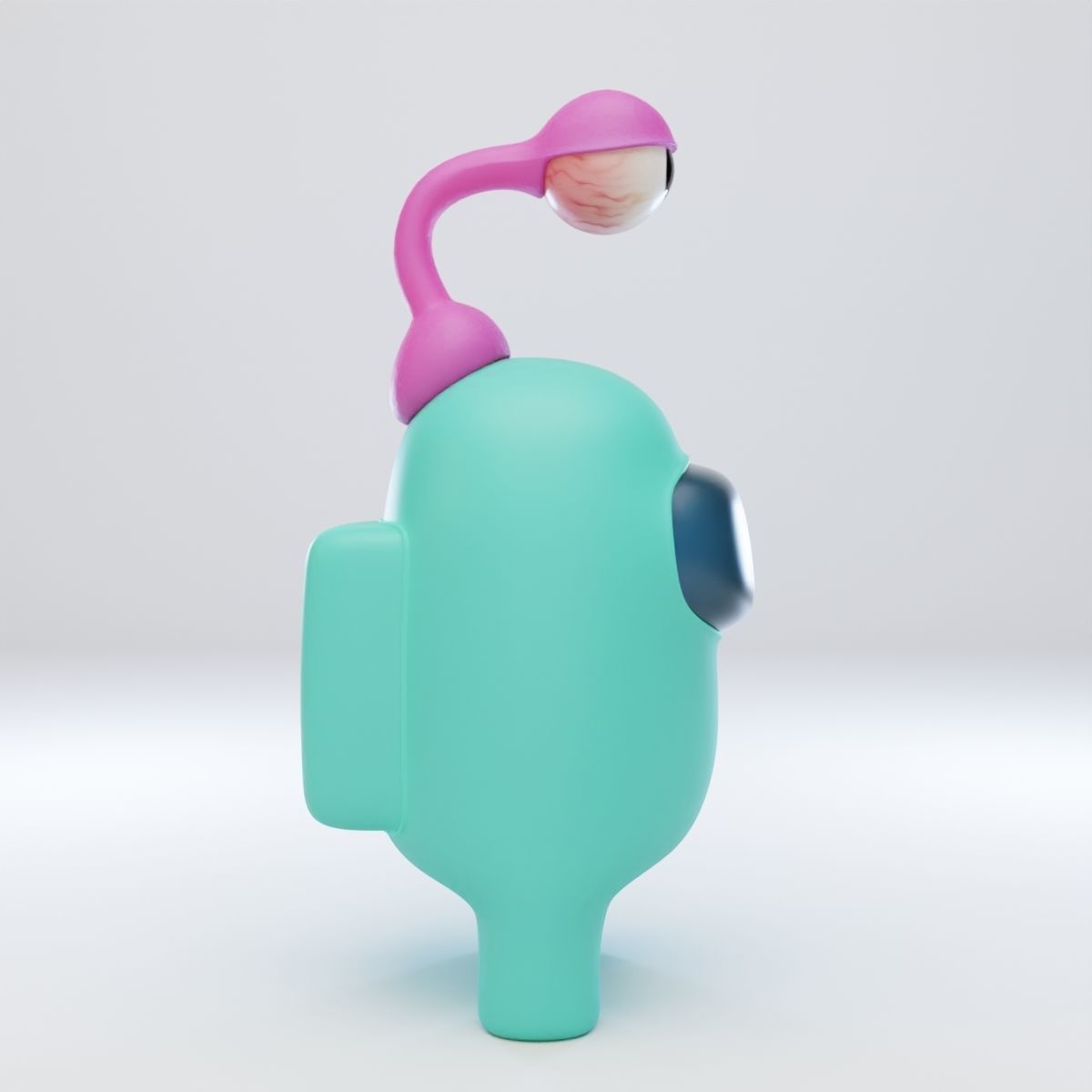 Among Us Eyeball Lamp Character 3D model_7