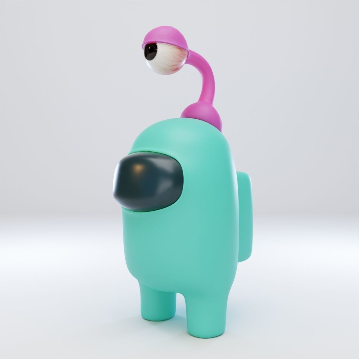Among Us Eyeball Lamp Character 3D model_2