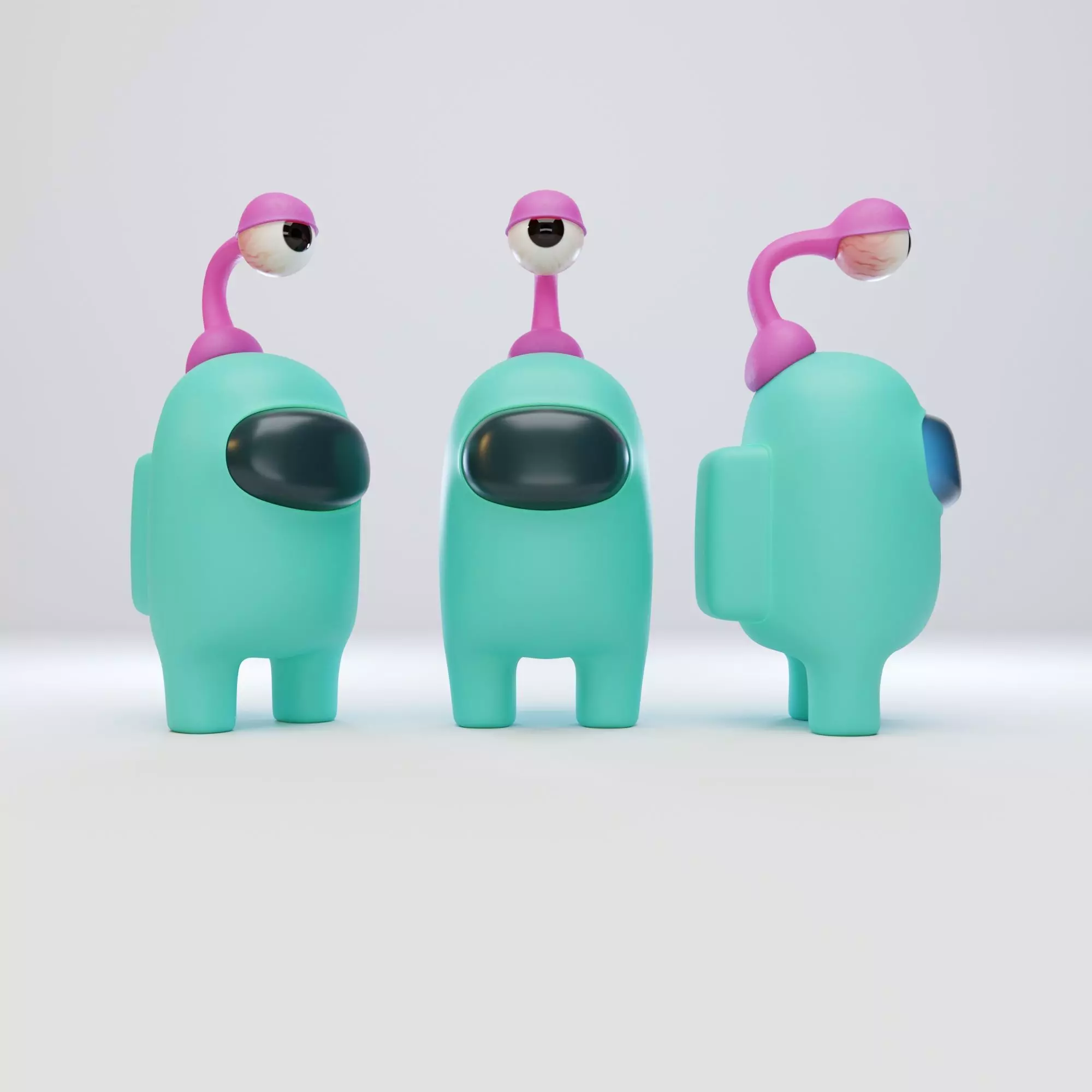 Among Us Eyeball Lamp Character 3D model_0