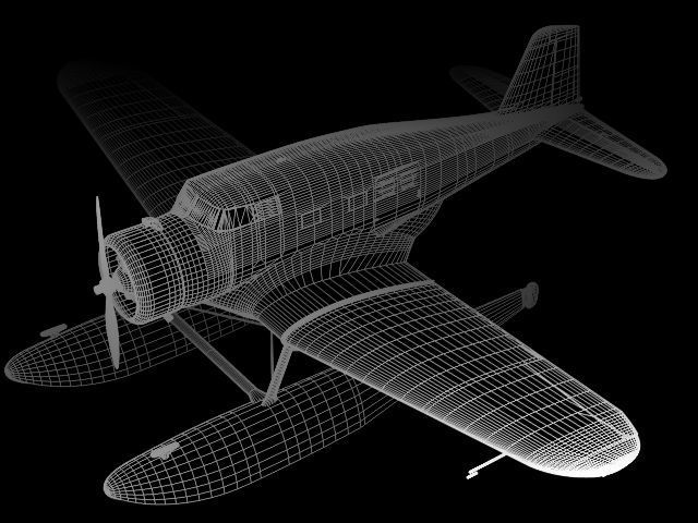 northrop delta 3D model_9