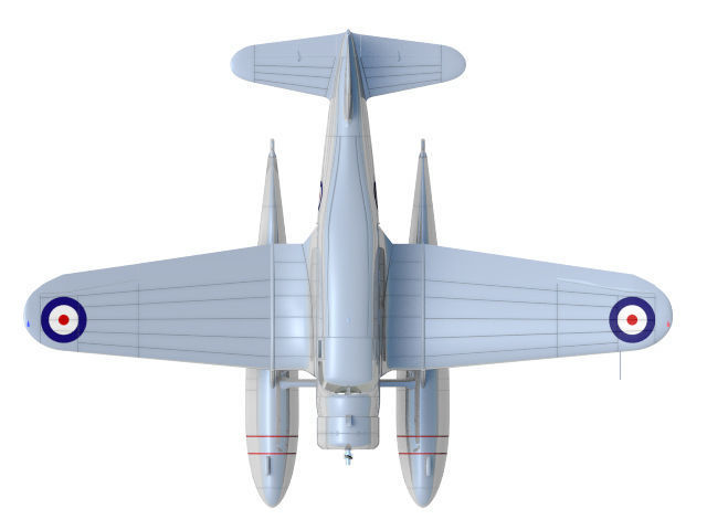 northrop delta 3D model_7