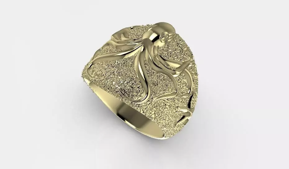 ring octopus 3D print model