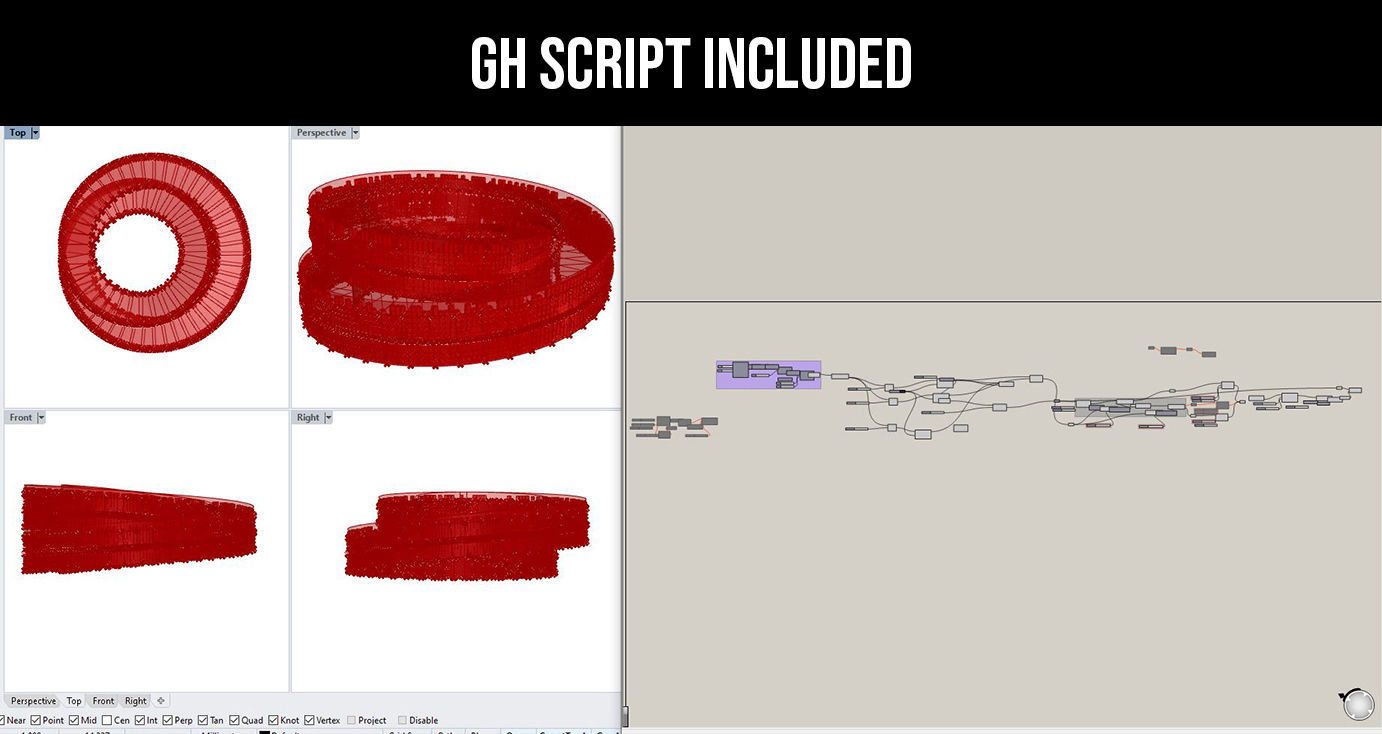 Denmark Pavilion with GH Script by BIG Architect  3D model_4