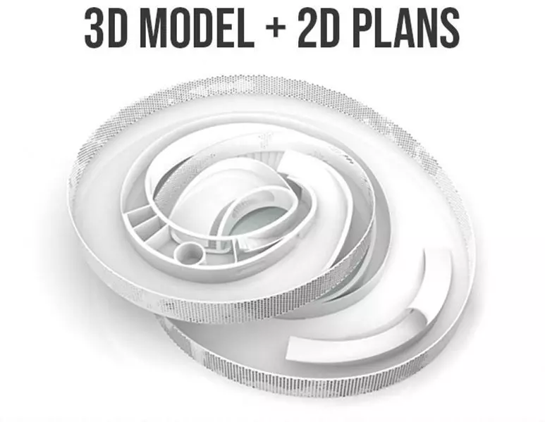 Denmark Pavilion with GH Script by BIG Architect  3D model_0