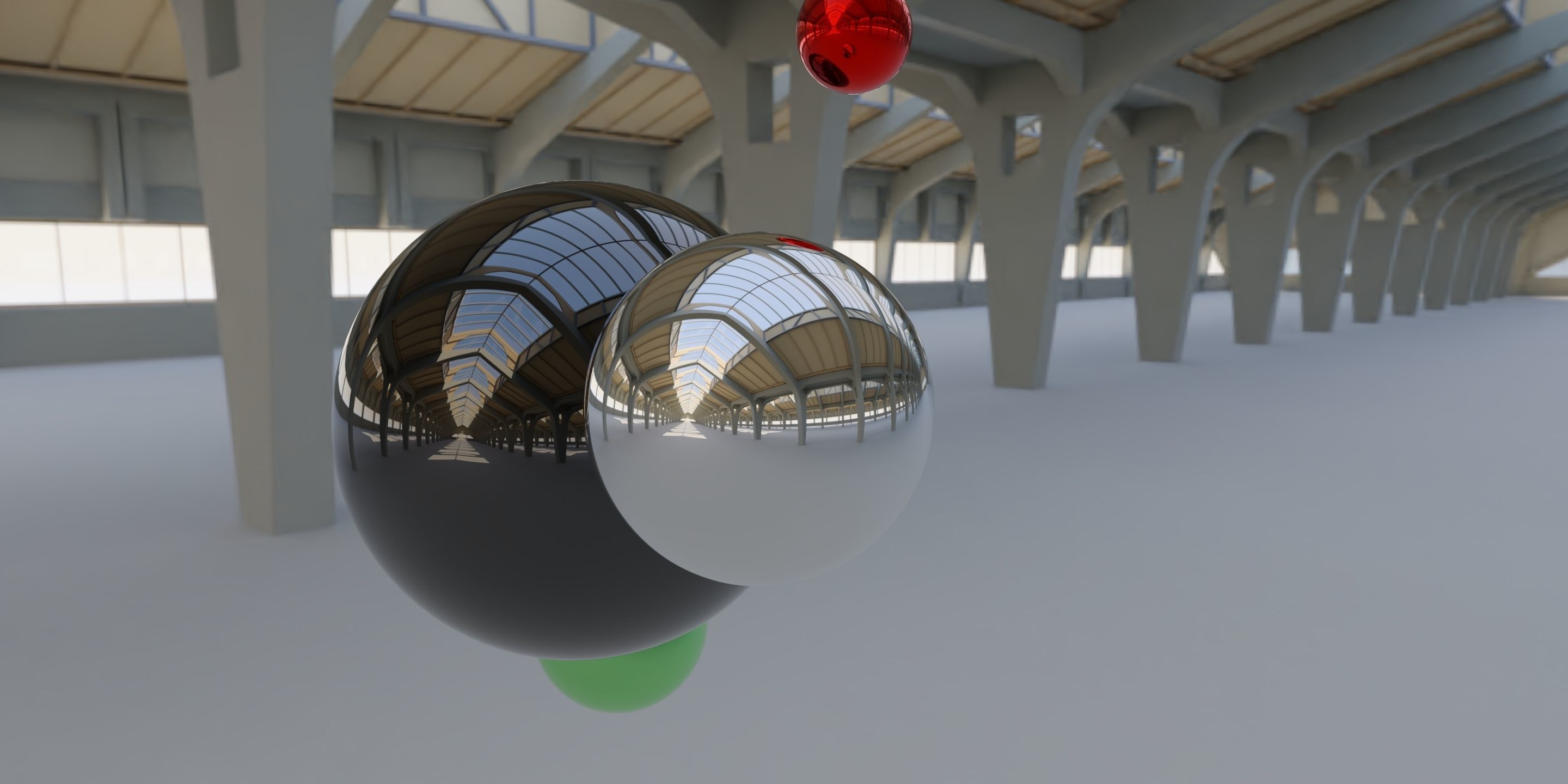 HDRI - Factory Hall Interior Texture_2