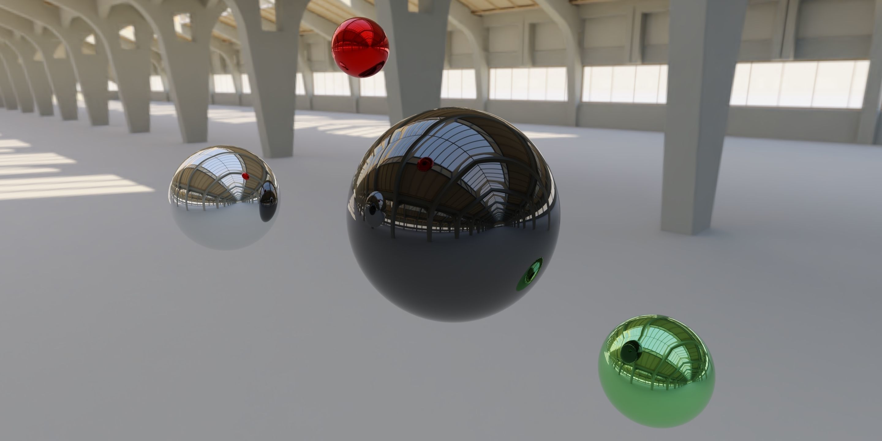 HDRI - Factory Hall Interior Texture_4