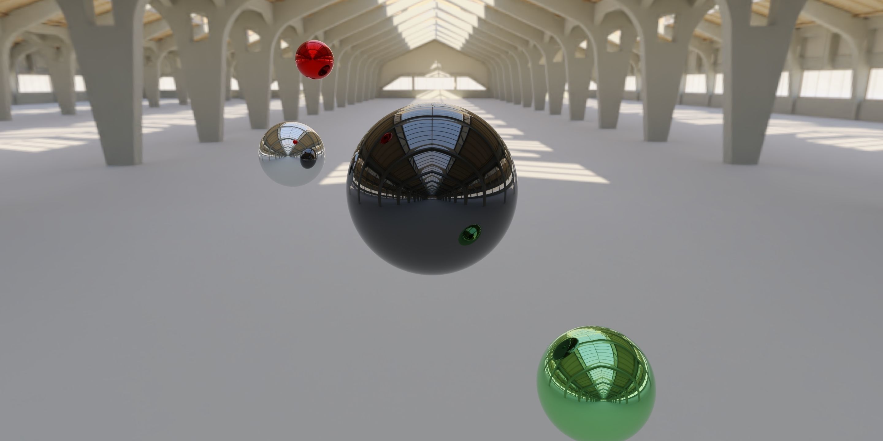 HDRI - Factory Hall Interior Texture_5