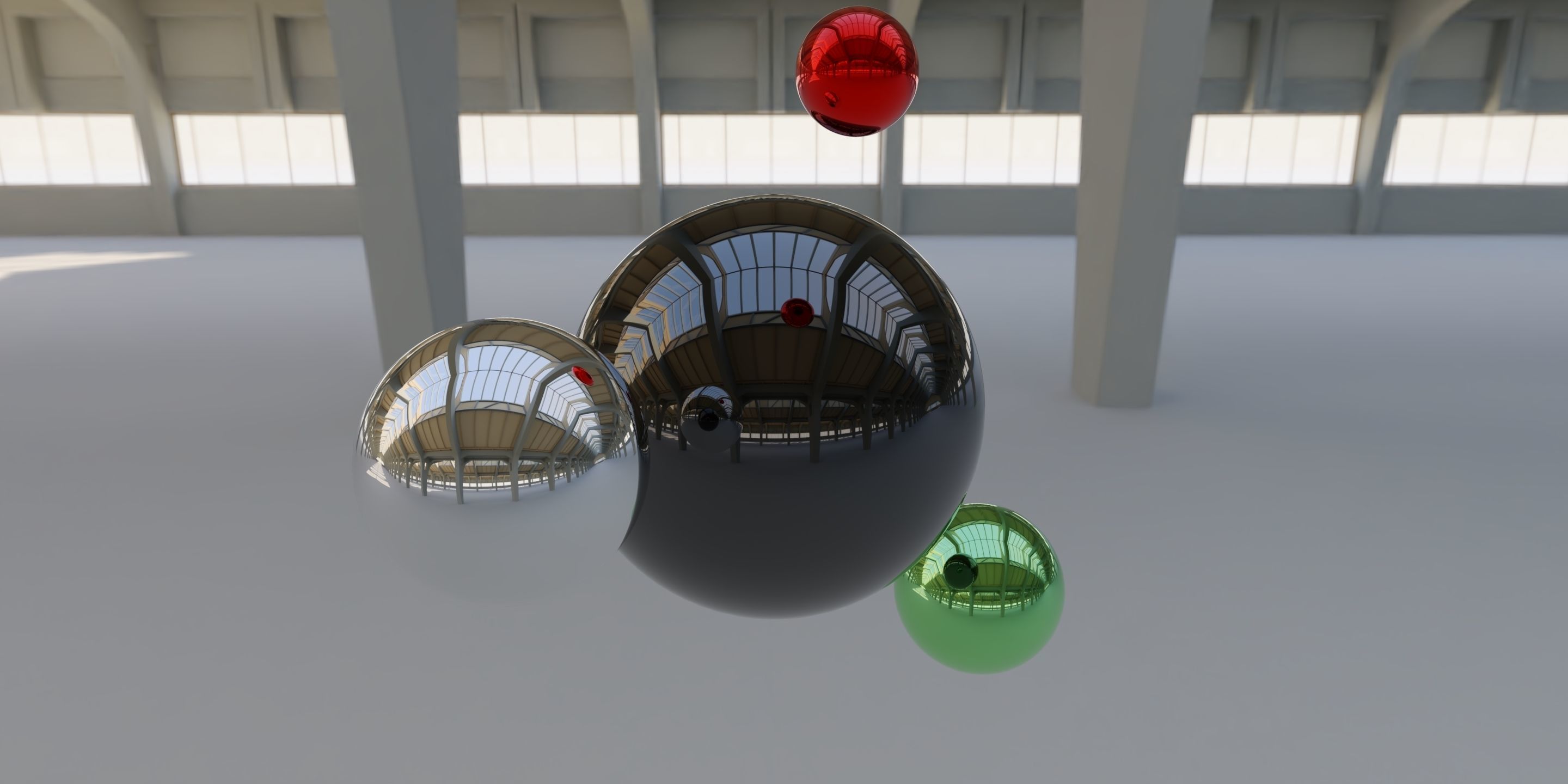 HDRI - Factory Hall Interior Texture_3