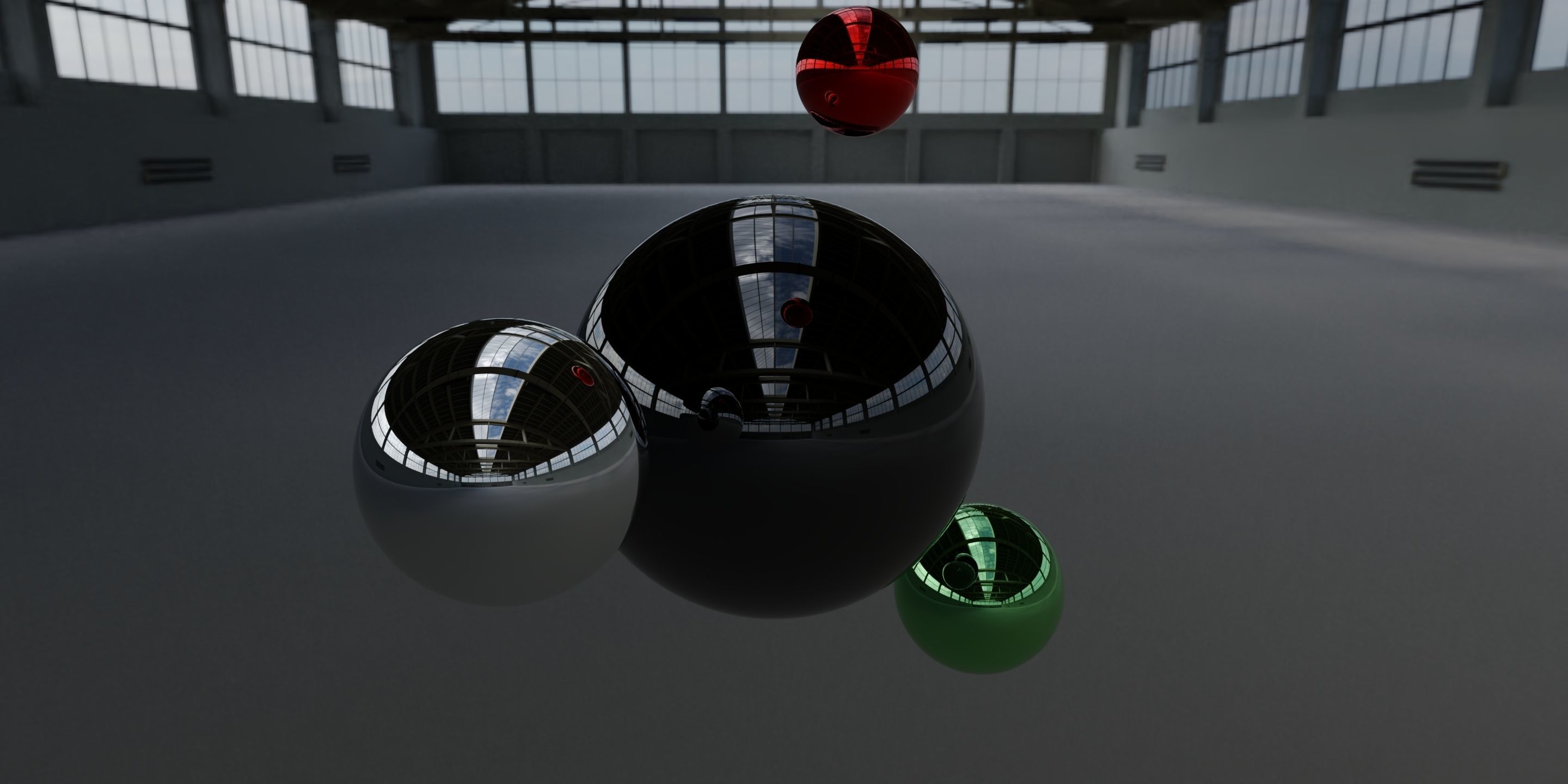 HDRI - Factory Hall Interior 2 Texture_2