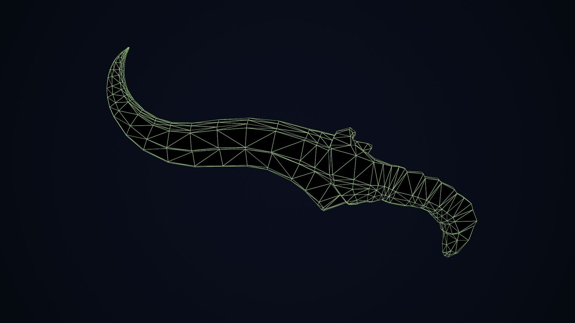 character Weasel Weldon Low-poly 3D model_15