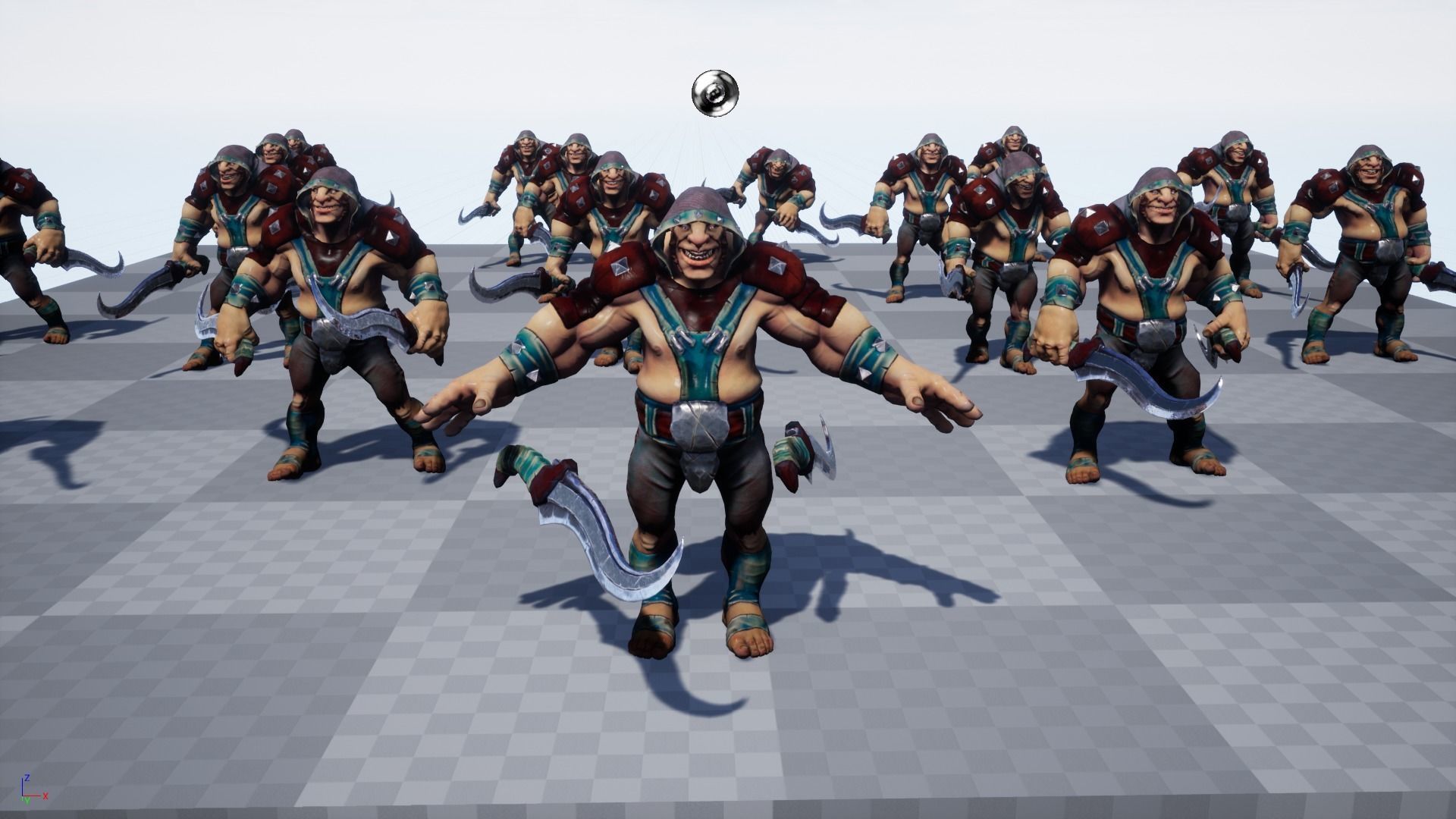 character Weasel Weldon Low-poly 3D model_17