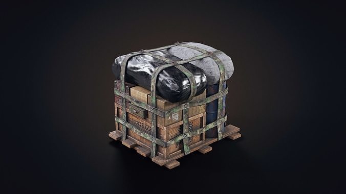 Air Drop  Low-poly 3D model