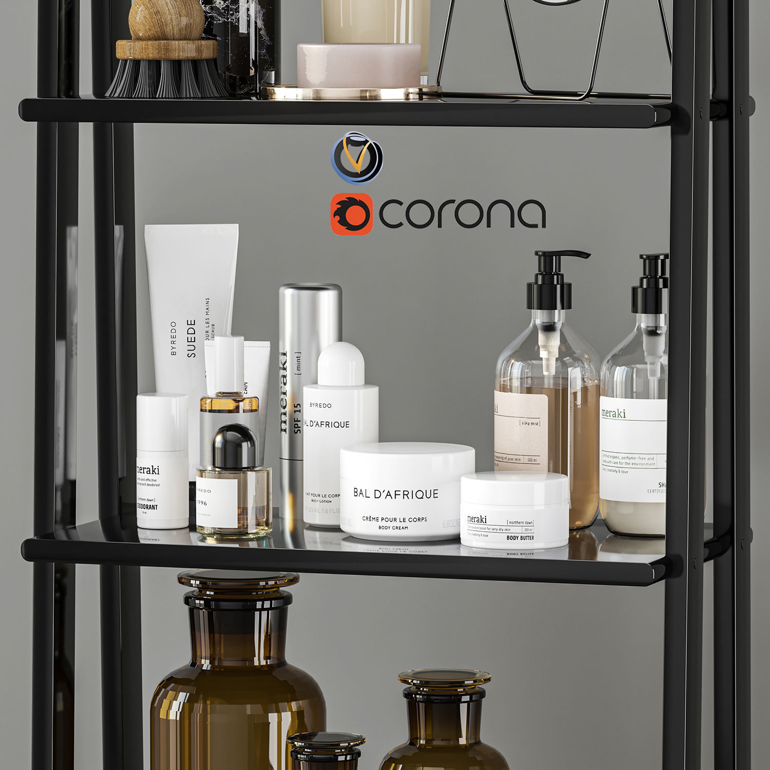 Bathroom accessories 3D model_3