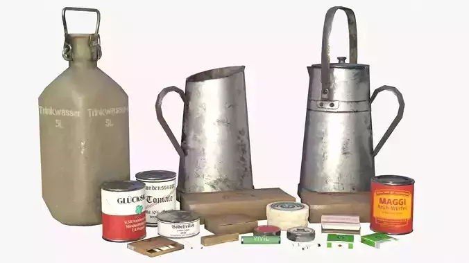 German WWII rations and equipments Collection 