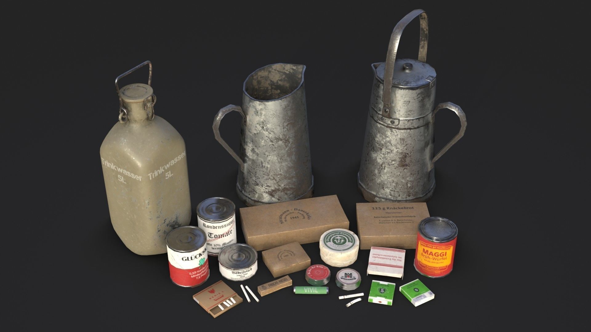 German WWII rations and equipments Collection _2