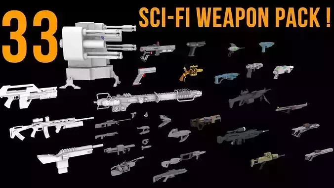 Sci-Fi Weapons Pack