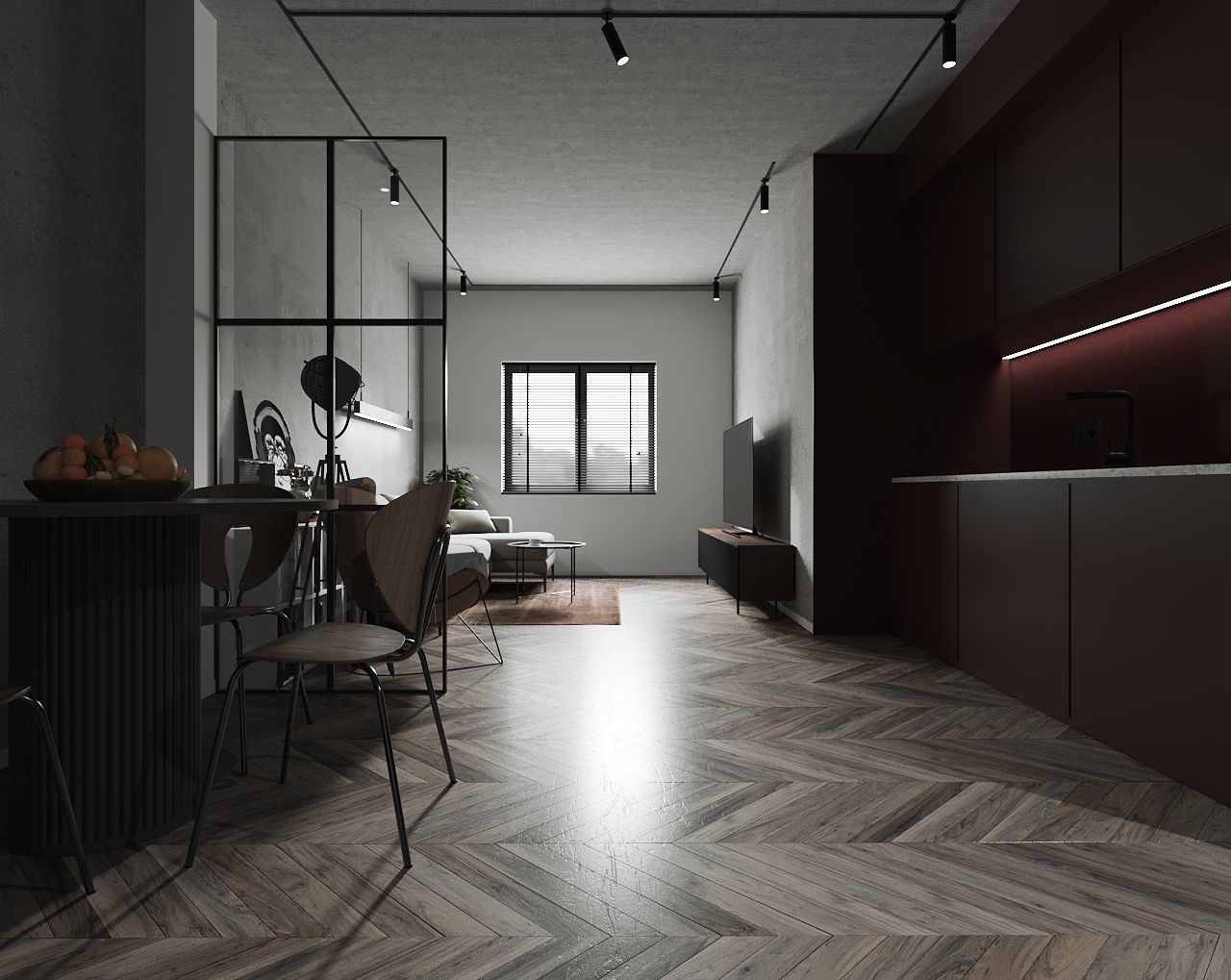 LOFT HOUSE 3D model_5