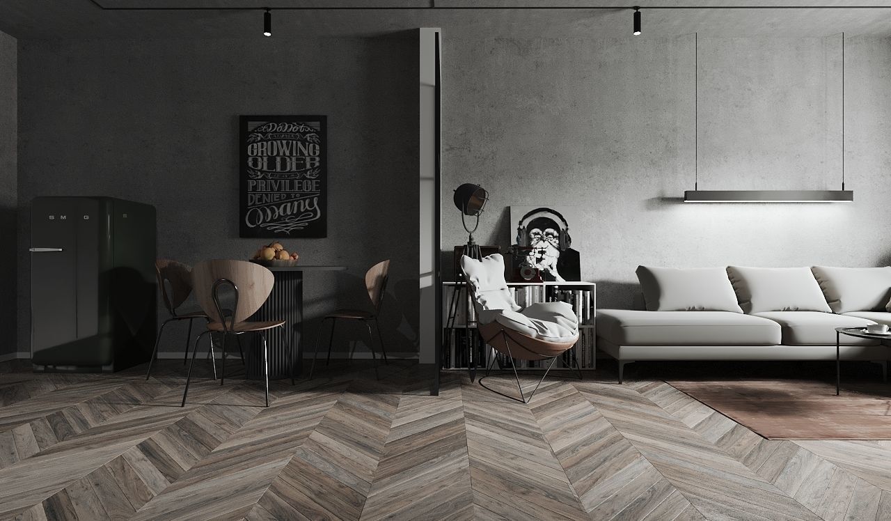 LOFT HOUSE 3D model_6