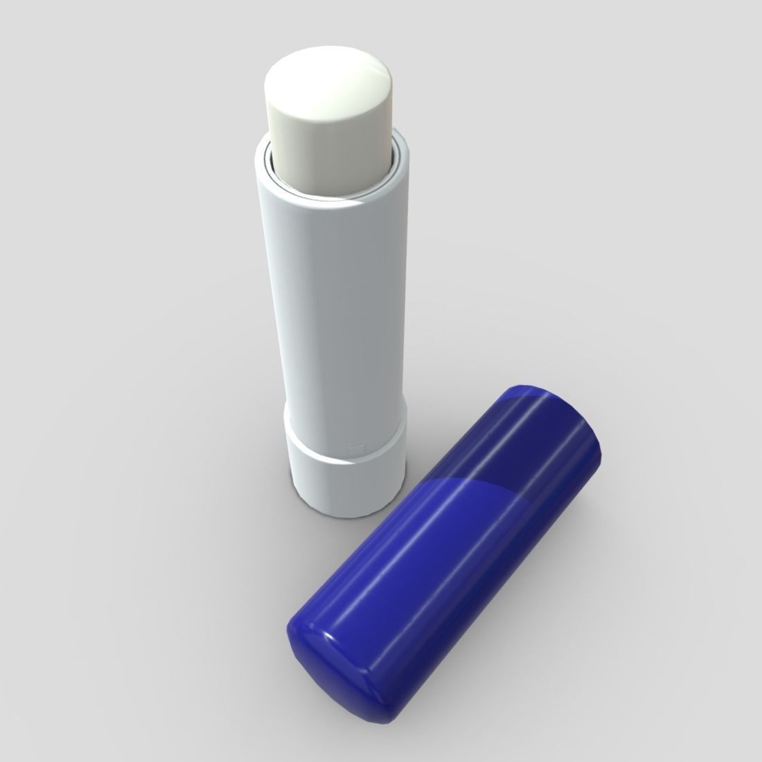 Lip Balm  Low-poly 3D model_5