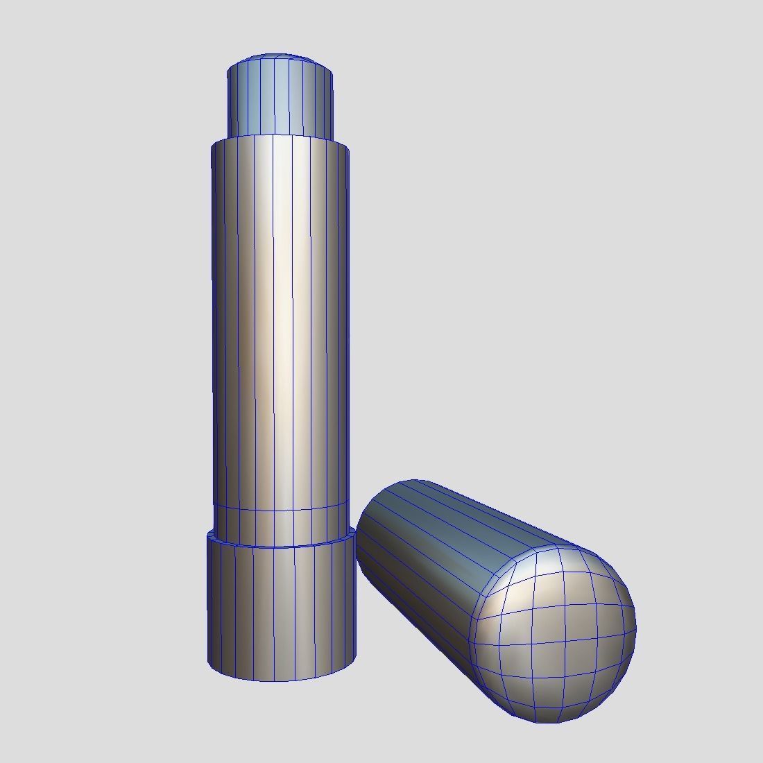 Lip Balm  Low-poly 3D model_4
