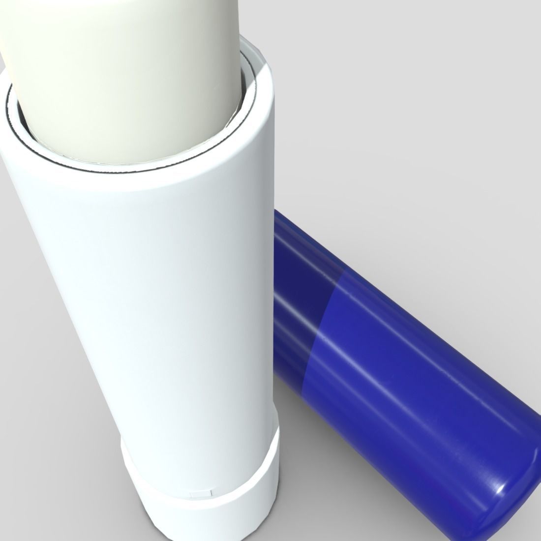 Lip Balm  Low-poly 3D model_13