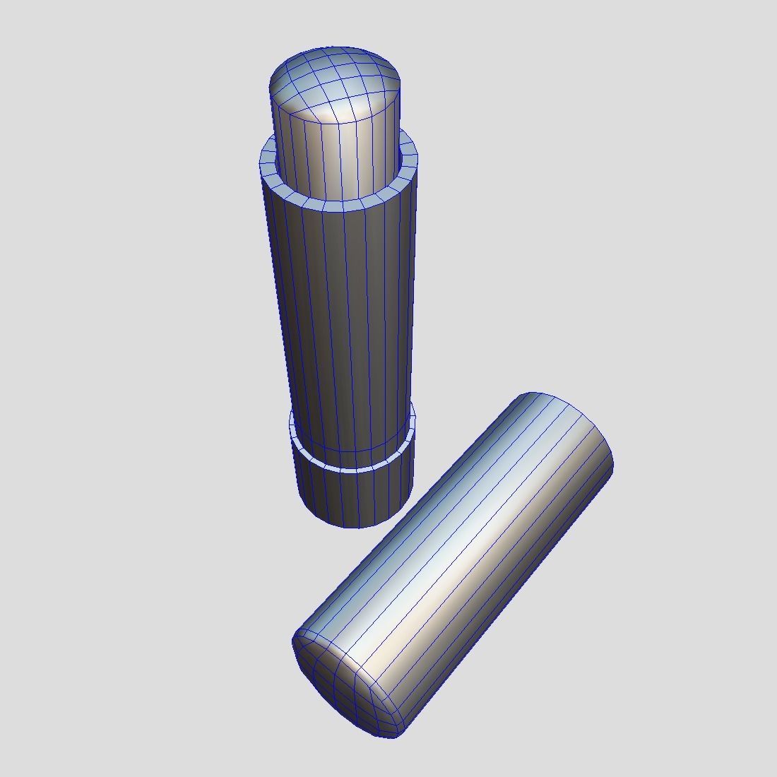 Lip Balm  Low-poly 3D model_6