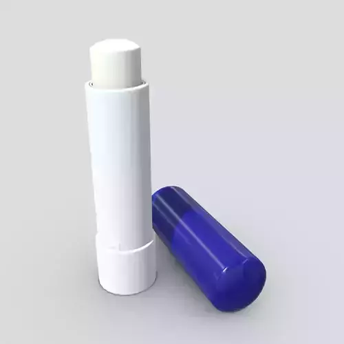 Lip Balm  Low-poly 3D model