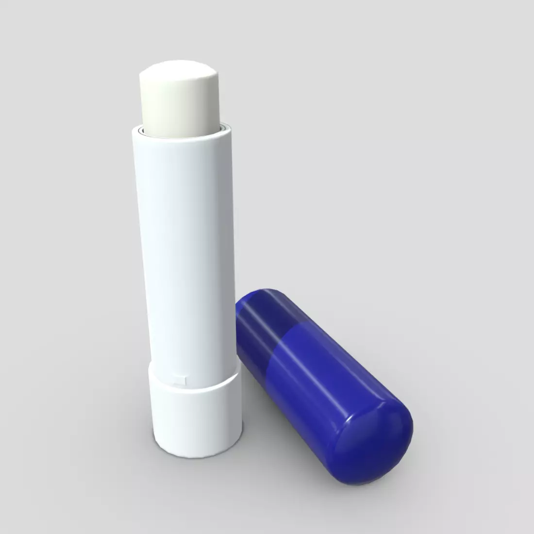 Lip Balm  Low-poly 3D model_0