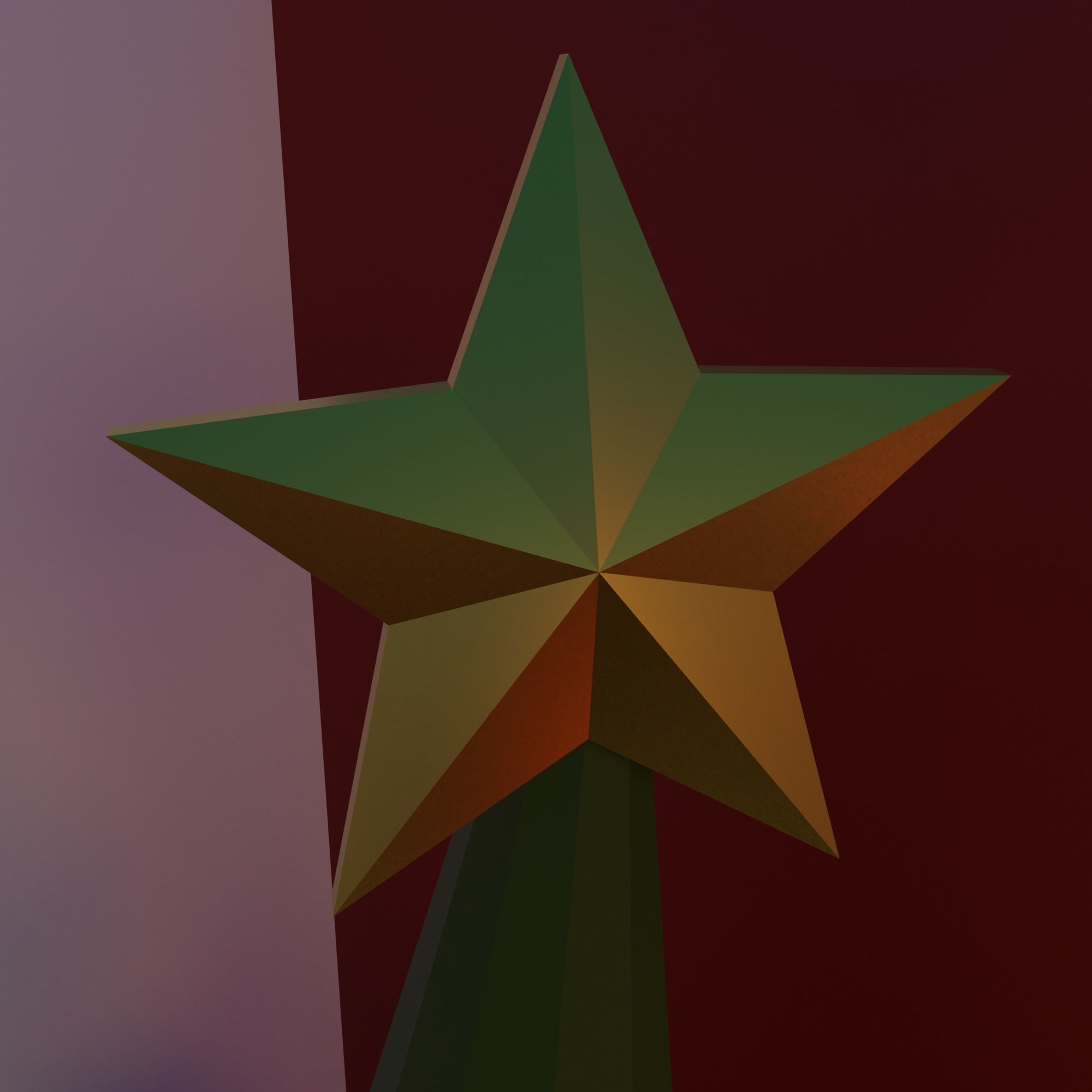 Christmas Living-room Low-poly 3D model_13