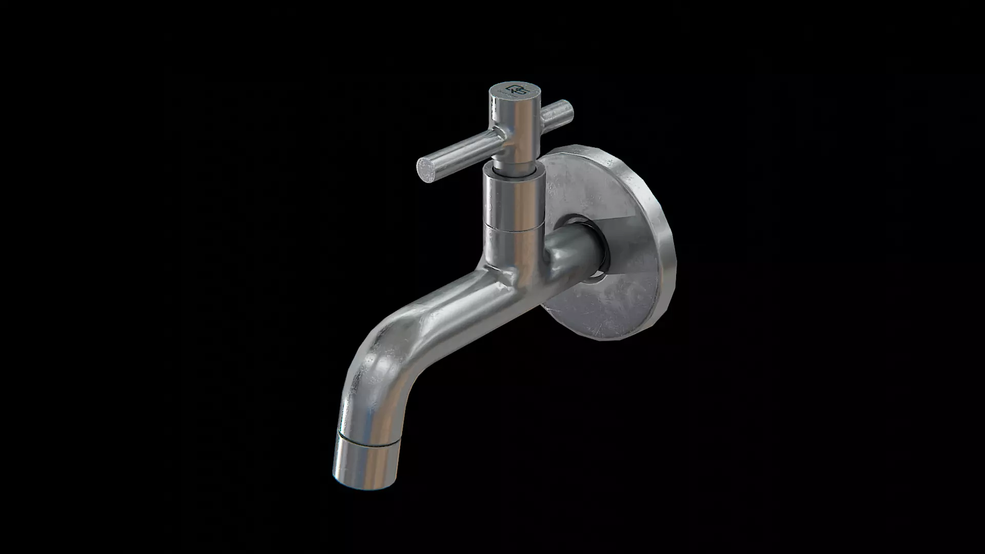 Tap Quick-Silver Low-poly 3D model_0