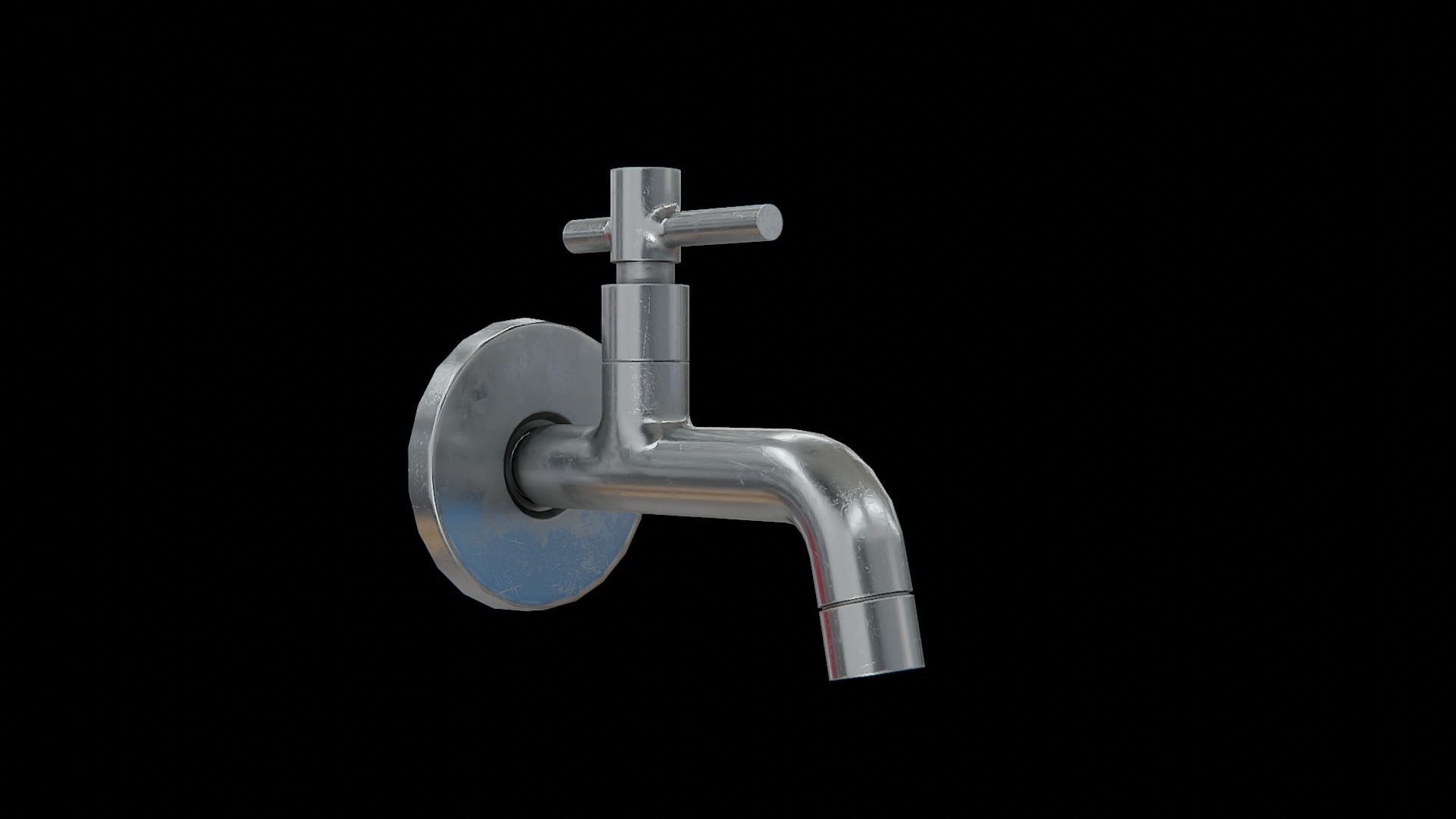 Tap Quick-Silver Low-poly 3D model_2