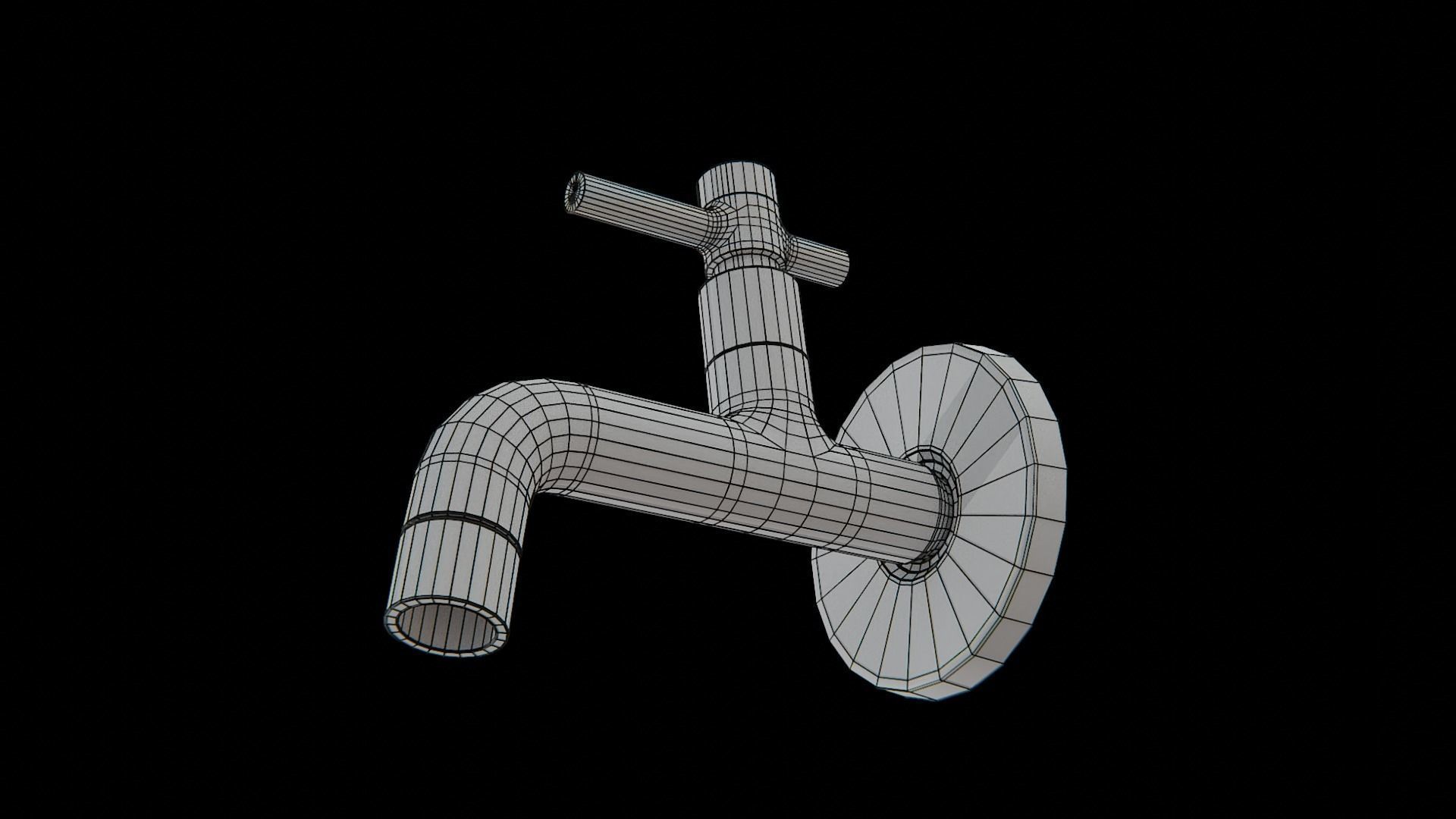 Tap Quick-Silver Low-poly 3D model_8