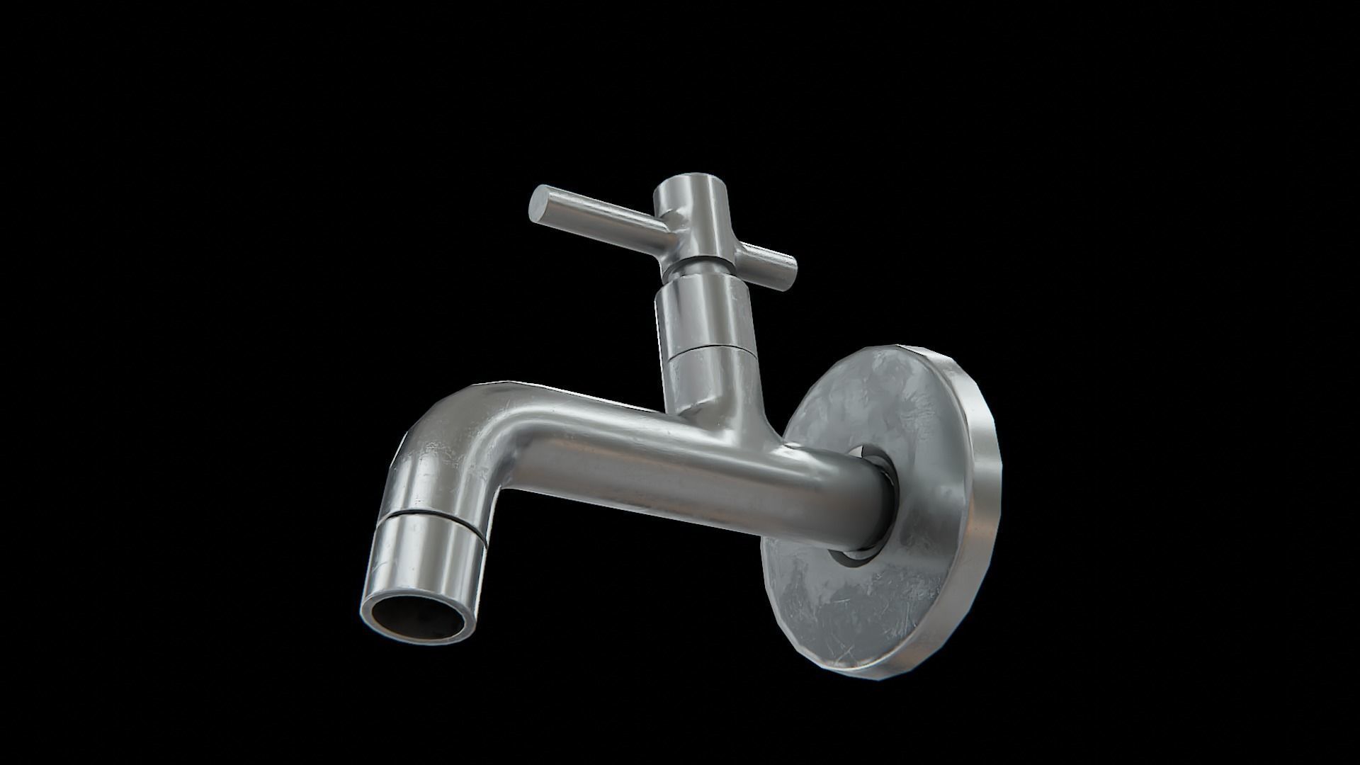 Tap Quick-Silver Low-poly 3D model_5