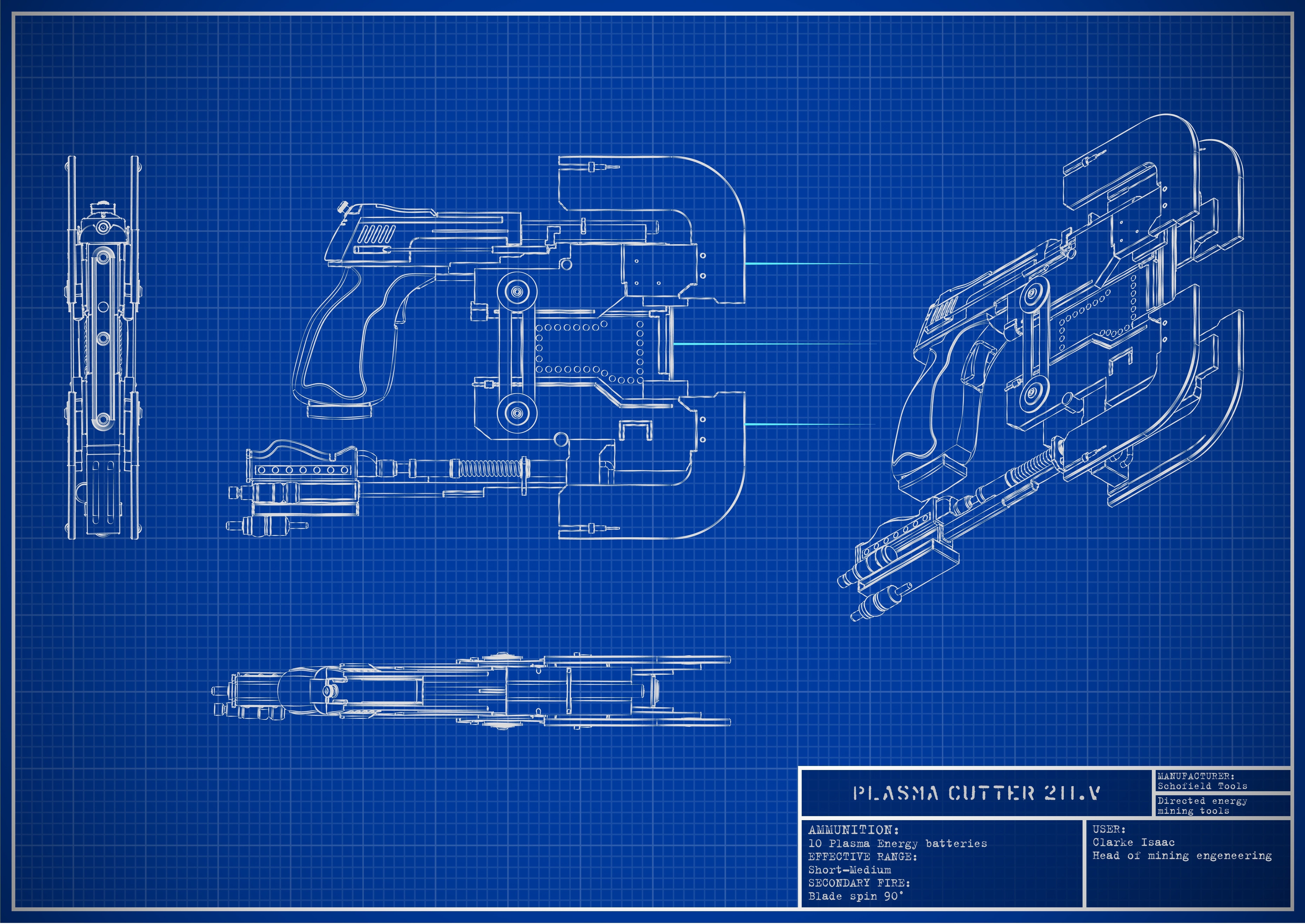 Plasma Cutter - Dead Space 3D model_8