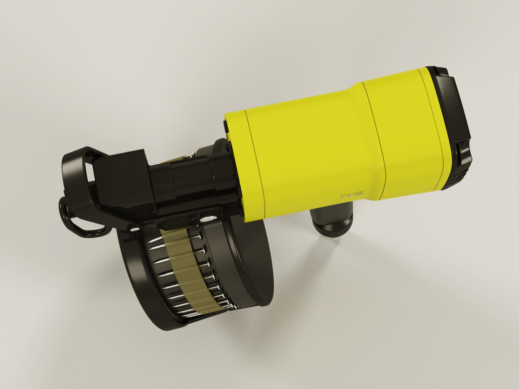 Nail Gun 3D model_2