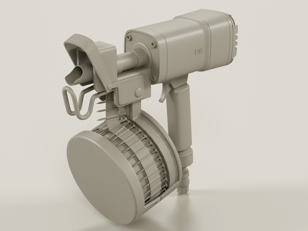 Nail Gun 3D model_5