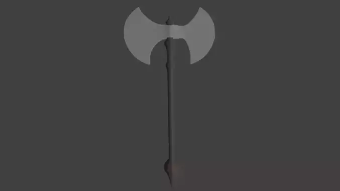 axe low poly