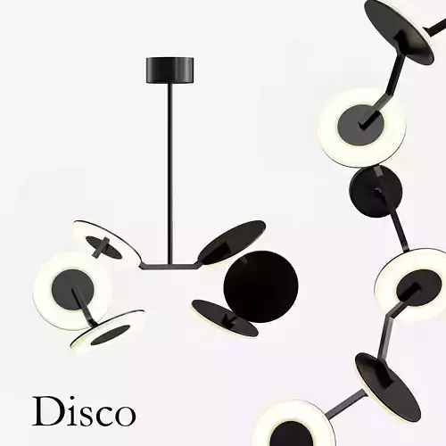 Disco pendant light