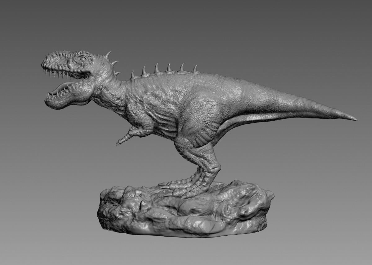 Trex Tyrannosaurus Rex Dinosaure 3d print model 3D print model_63