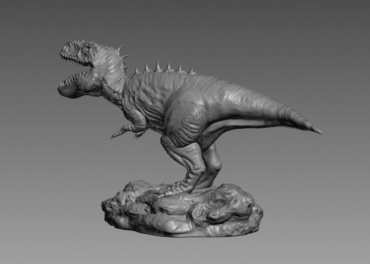 Trex Tyrannosaurus Rex Dinosaure 3d print model 3D print model_58