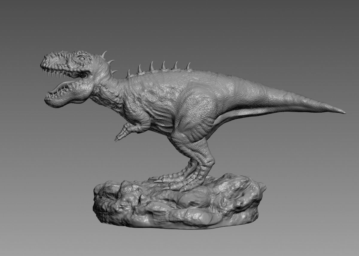 Trex Tyrannosaurus Rex Dinosaure 3d print model 3D print model_64