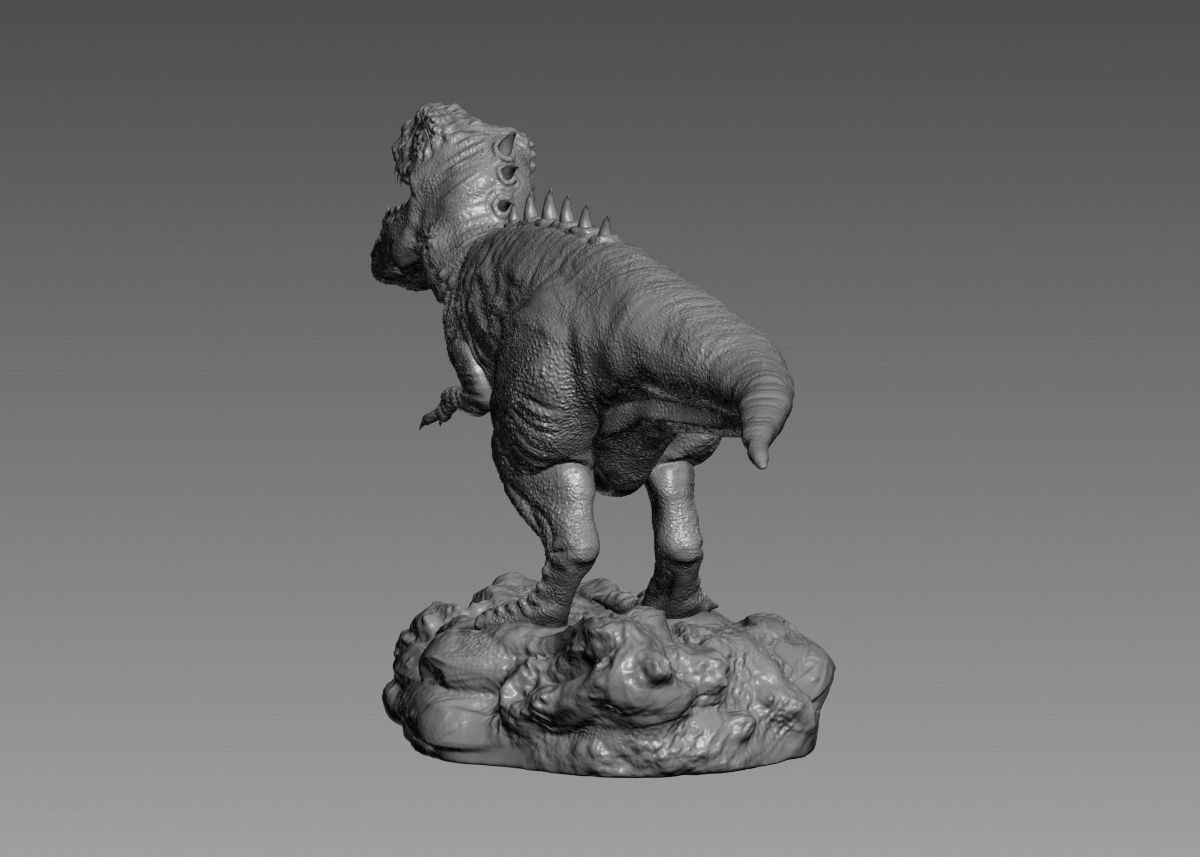 Trex Tyrannosaurus Rex Dinosaure 3d print model 3D print model_52