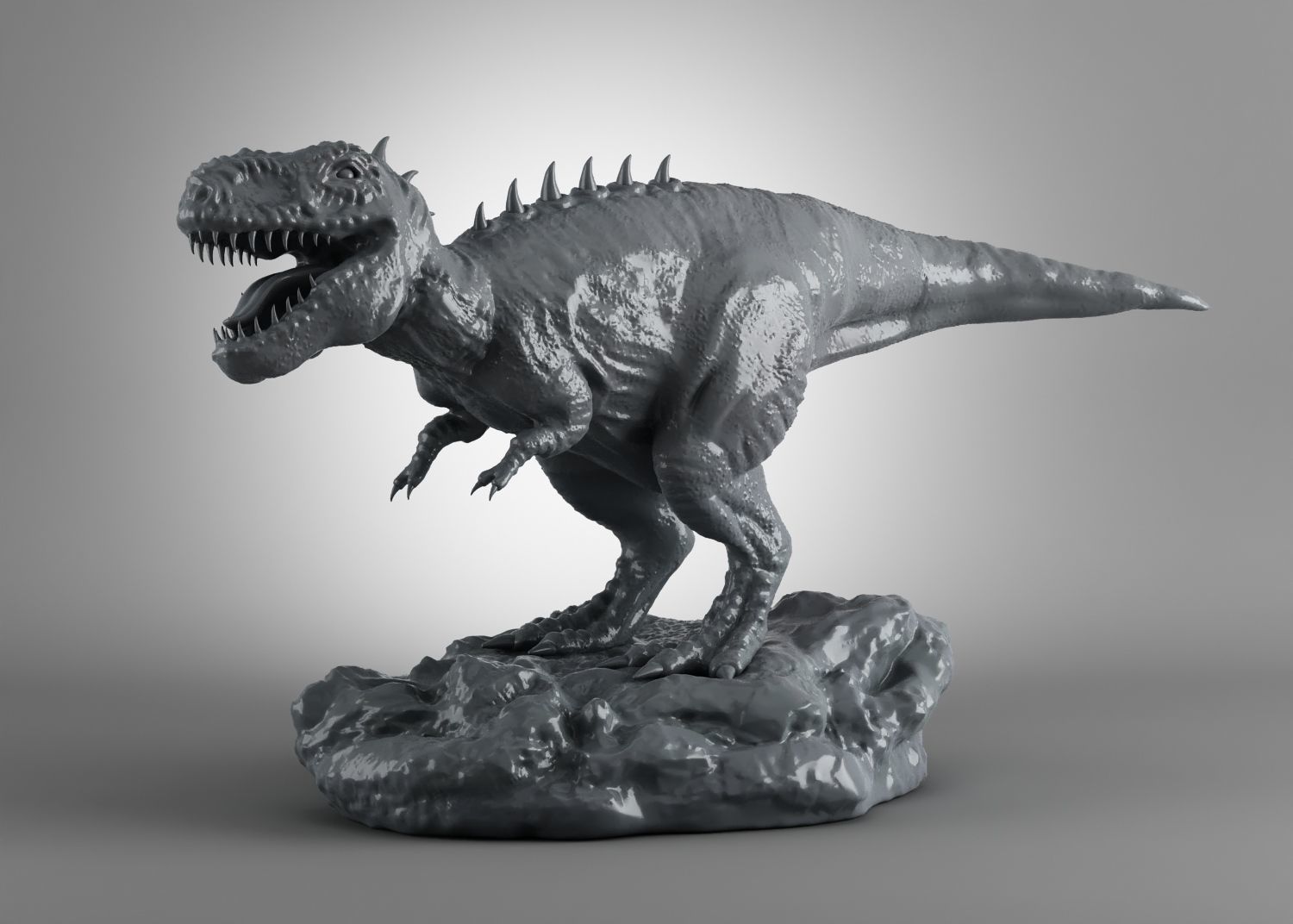 Trex Tyrannosaurus Rex Dinosaure 3d print model 3D print model_1