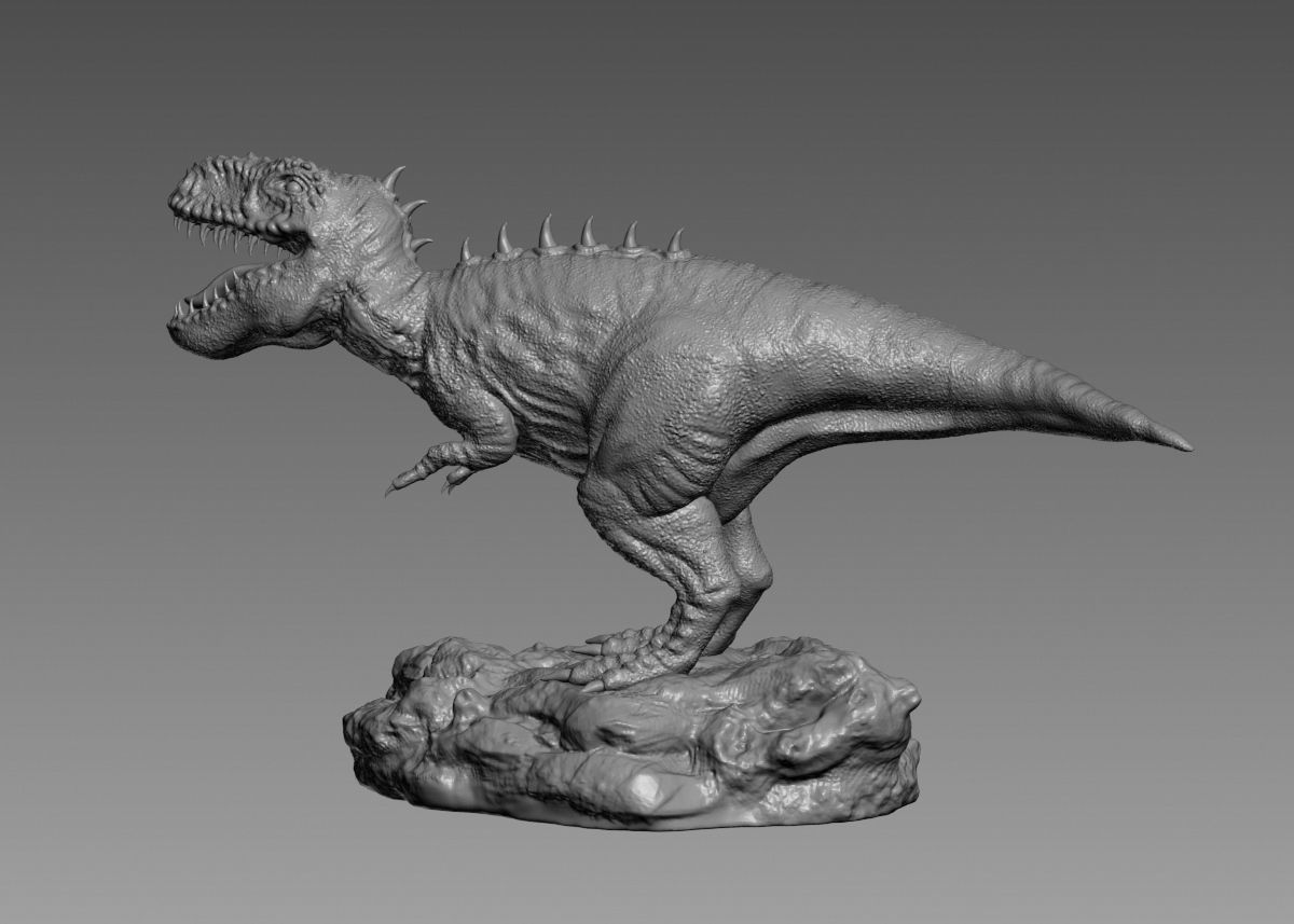 Trex Tyrannosaurus Rex Dinosaure 3d print model 3D print model_60