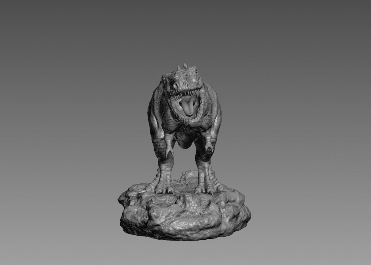 Trex Tyrannosaurus Rex Dinosaure 3d print model 3D print model_18