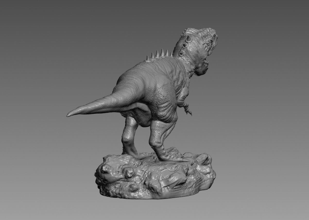 Trex Tyrannosaurus Rex Dinosaure 3d print model 3D print model_43