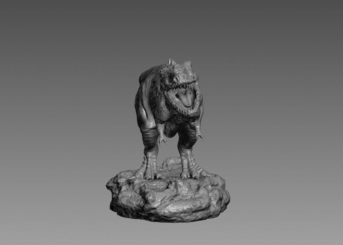 Trex Tyrannosaurus Rex Dinosaure 3d print model 3D print model_19