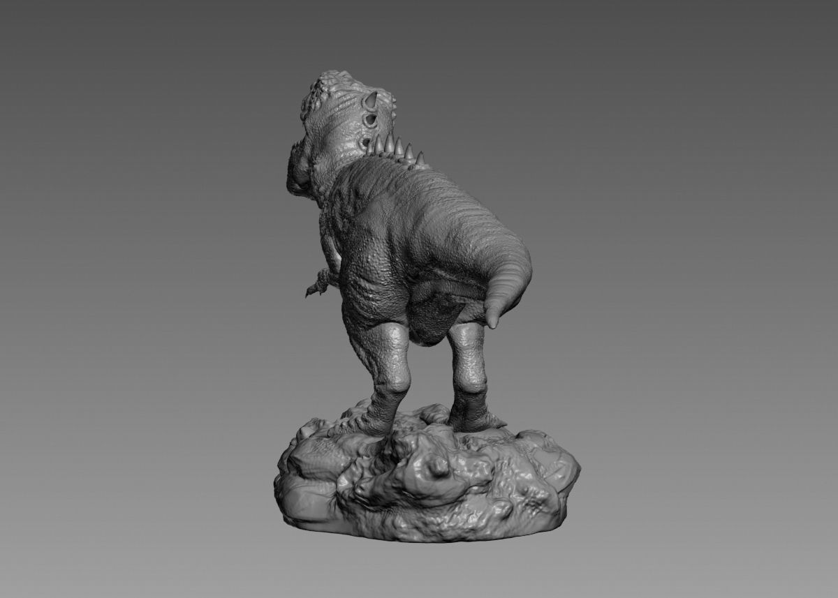 Trex Tyrannosaurus Rex Dinosaure 3d print model 3D print model_51